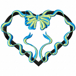 Hearts Embroidery Design 12